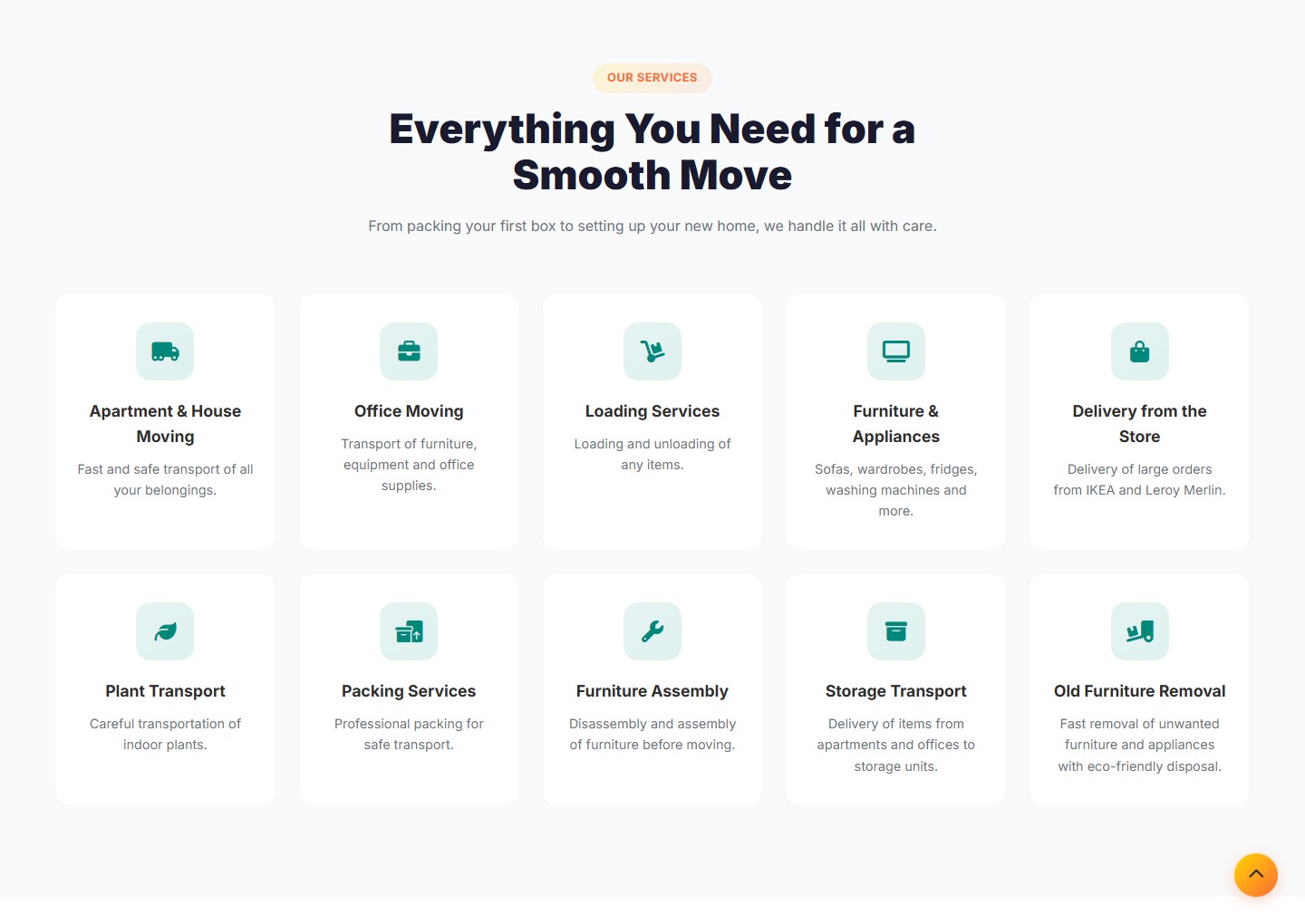 Каталог послуг BusMove