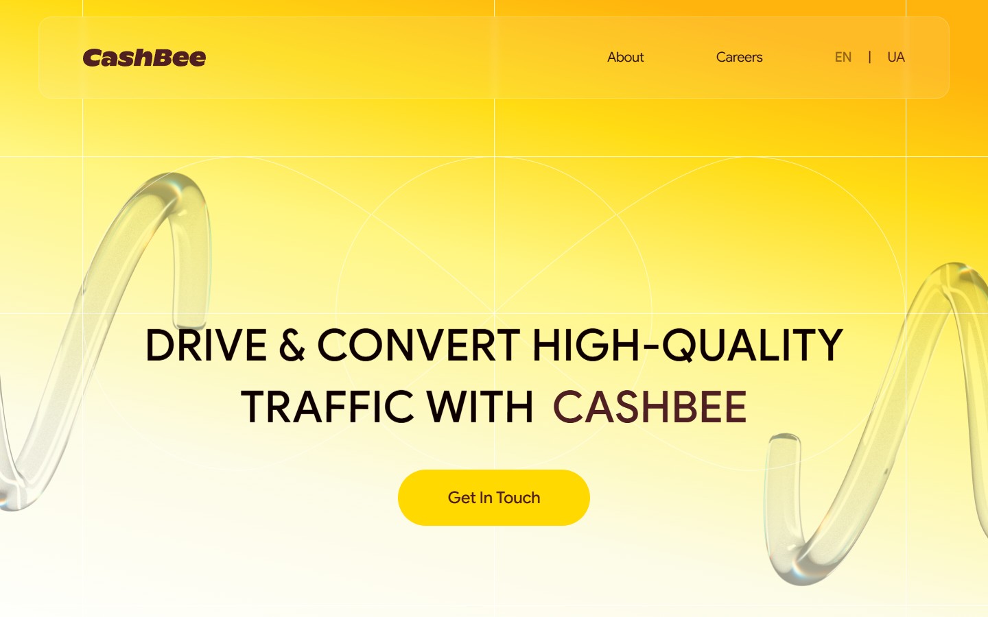 Cashbee — лендинг iGaming performance-агенції з Варшави
