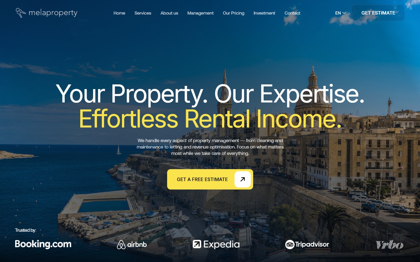 MelaProperty — Property management для Malta та Gozo