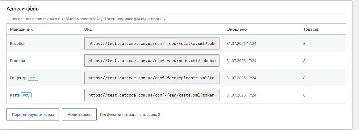 Настройки цен и наличия в фиде WooCommerce