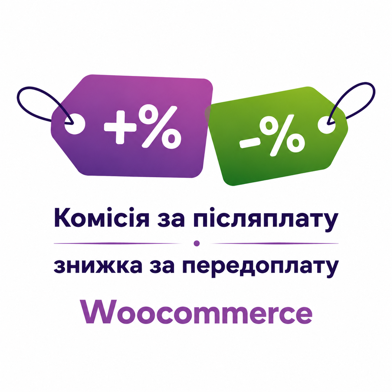 Комісія за післяплату / знижка за передоплату для WooCommerce