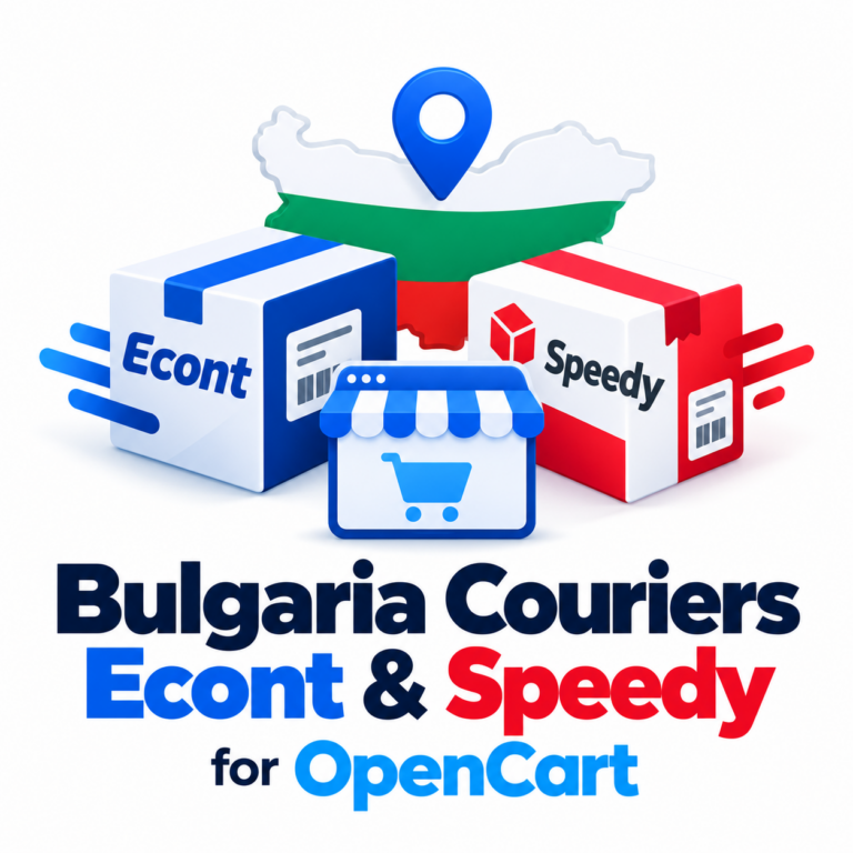 Bulgaria Couriers: Econt & Speedy for OpenCart — delivery to the address, to an office and to an automat