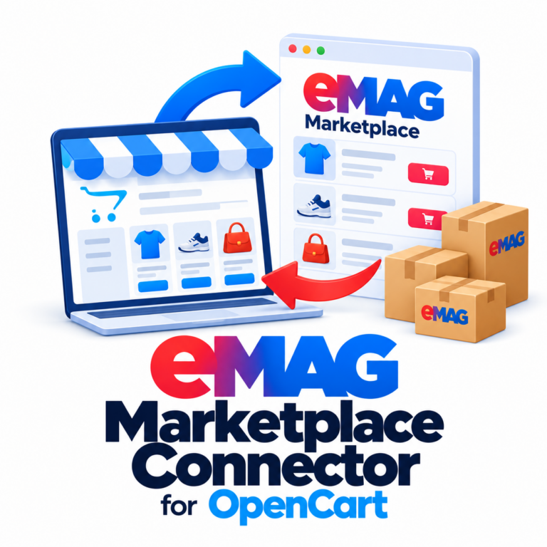 eMAG Marketplace Connector for OpenCart — eMAG prices, stock and orders in your shop