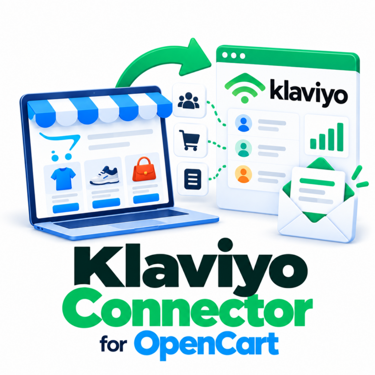 Klaviyo Connector for OpenCart — events, profiles and subscriptions from your store to Klaviyo