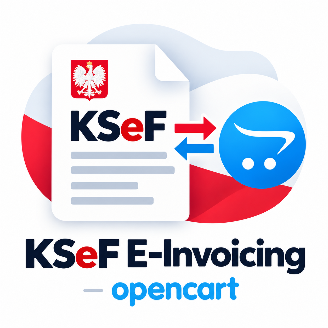 KSeF E-Invoicing для OpenCart — е-фактуры FA(3) в польский KSeF прямо из заказов
