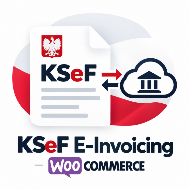 KSeF E-Invoicing for WooCommerce — FA(3) e-invoices to Poland’s KSeF straight from orders
