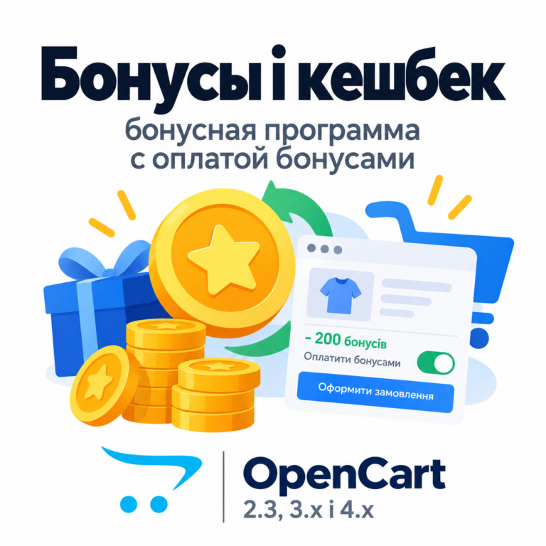 Loyalty Points & Cashback for OpenCart — points programme with checkout redemption