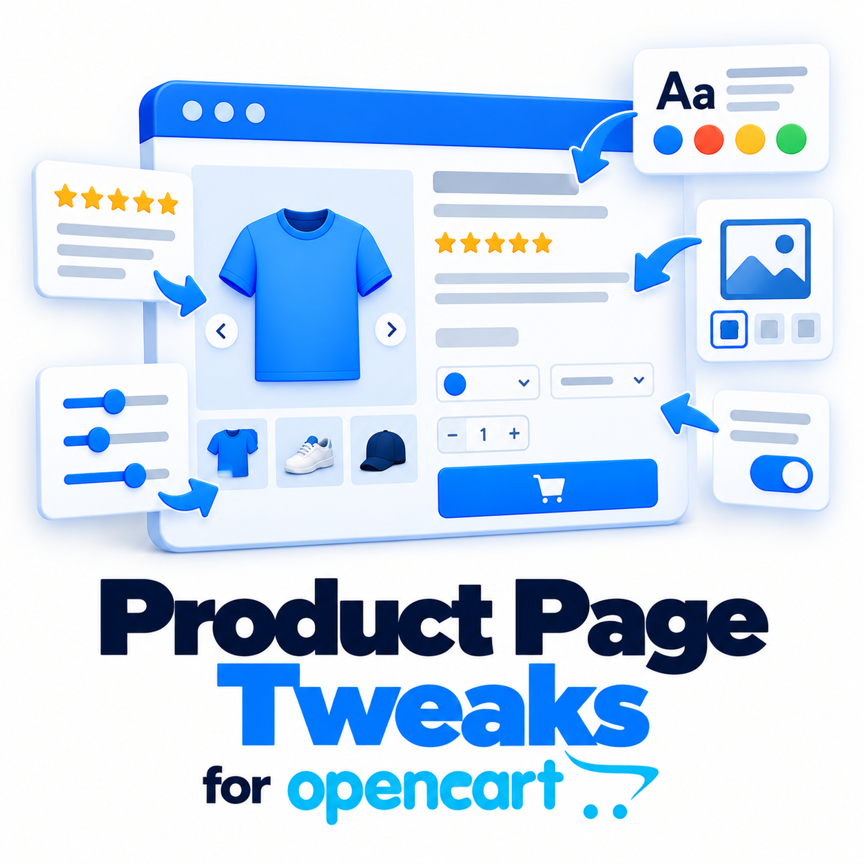Product Page Tweaks для OpenCart 2.3, 3.x и 4.x — кнопка «Купить» при нулевом остатке, «Цена по запросу», «Задать вопрос о товаре»