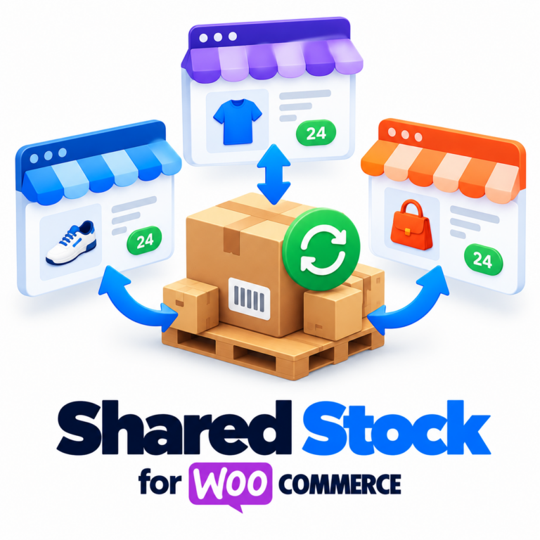 Shared Stock for WooCommerce — one stock for several product cards, no overselling