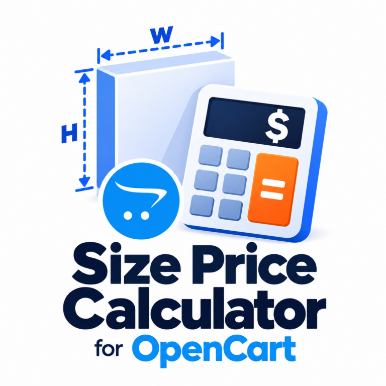 Size Price Calculator for OpenCart — price by size: per m², running metre, m³