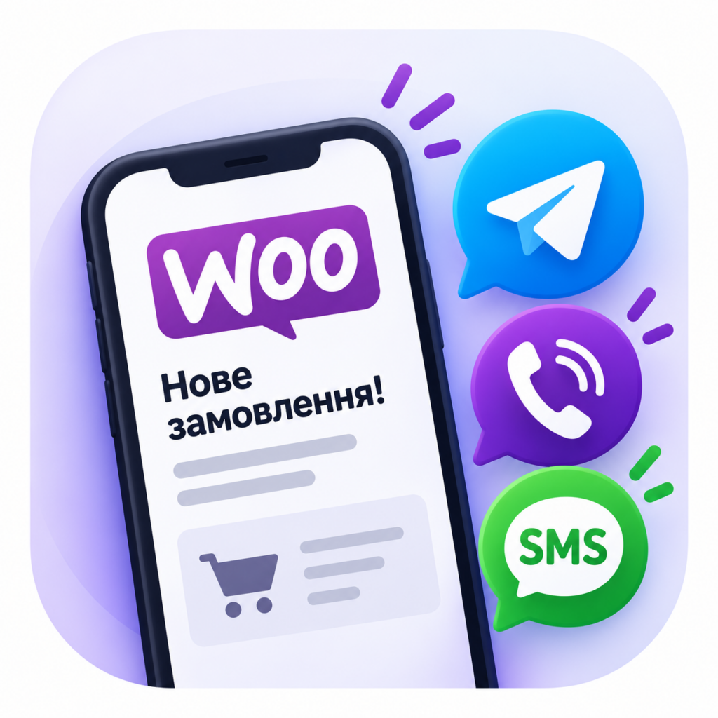 Telegram-сповіщення і Viber/SMS покупцям для WooCommerce