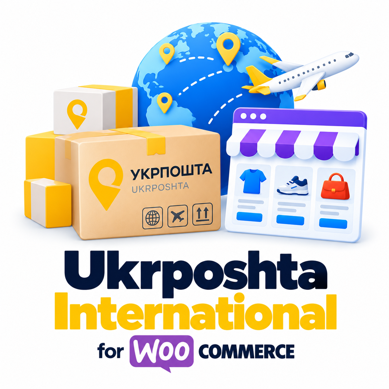Ukrposhta International для WooCommerce — международная доставка Укрпочтой с тарифом в корзине