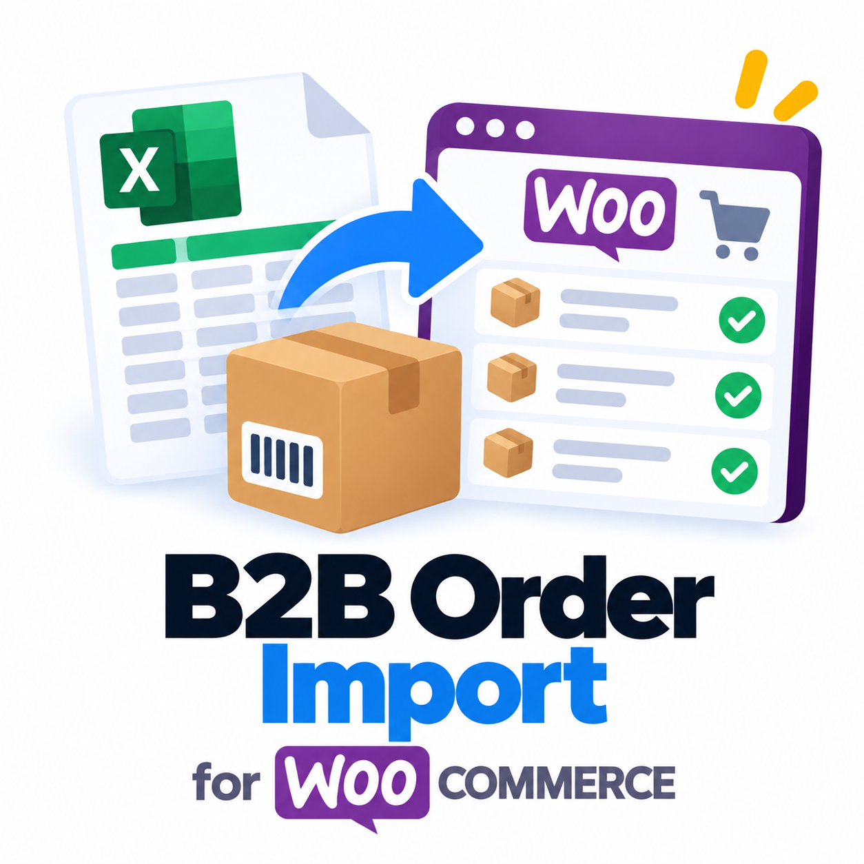 B2B Order Import для WooCommerce — замовлення із заявки клієнта в Excel, CSV і PDF