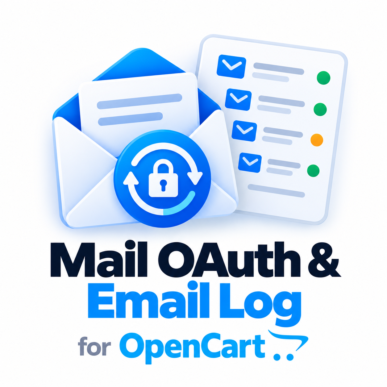 Mail OAuth & Email Log для OpenCart 2.3, 3.x і 4.x — листи магазину через Microsoft 365 і Gmail та журнал листів