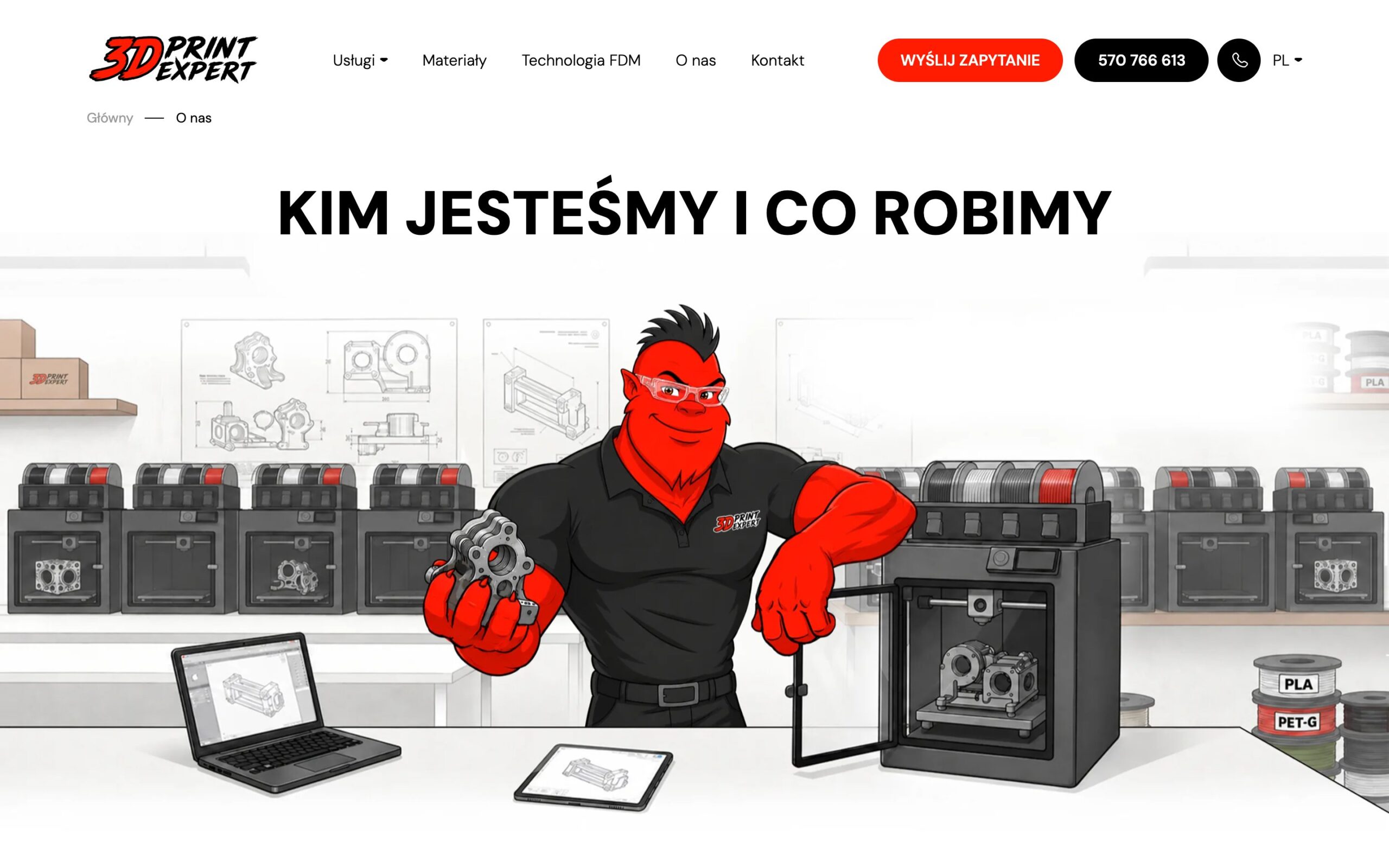 O nas page — Kim jesteśmy i co robimy
