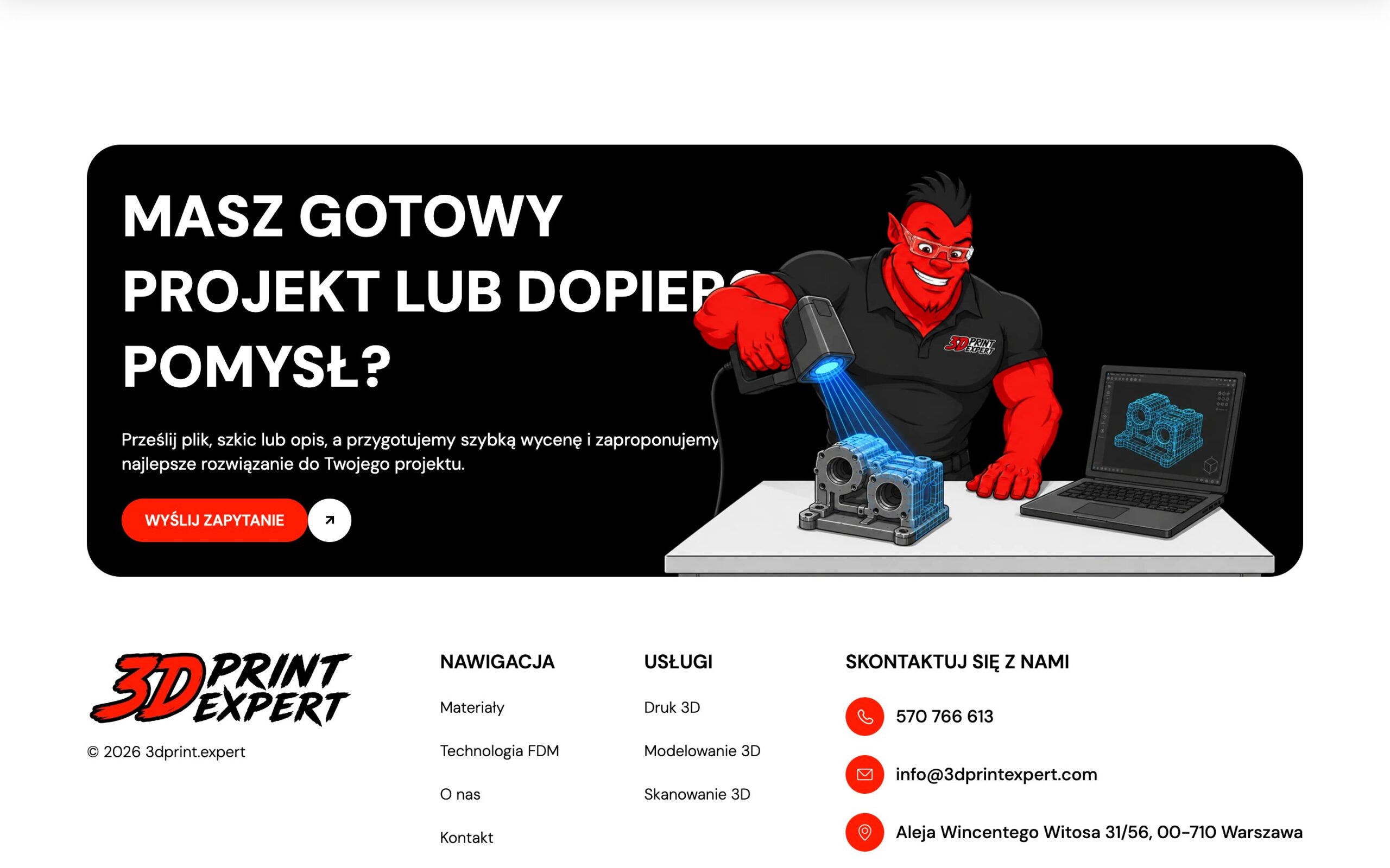Closing block — Masz gotowy projekt lub dopiero pomysł?