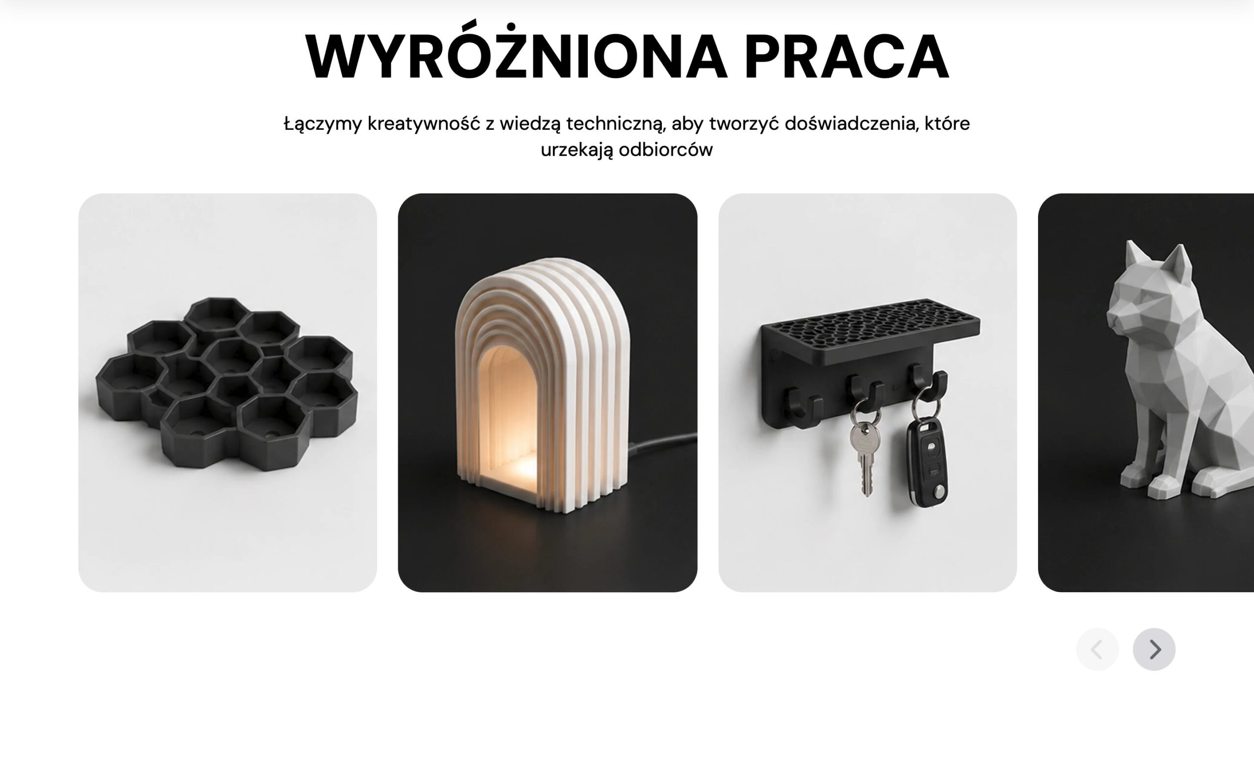 Wyróżniona praca — a gallery of printed items