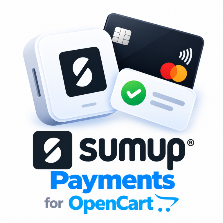 Payments with SumUp for OpenCart 2.3, 3.x and 4.x — cards, Apple Pay, webhook and payment checks