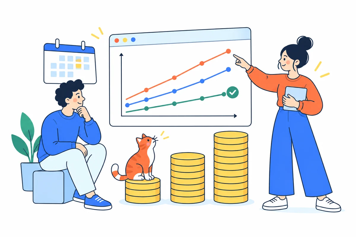 Стоимость веб-проекта по горизонту — фрилансер, средняя студия и CatCode на одном графике за пять лет поддержки